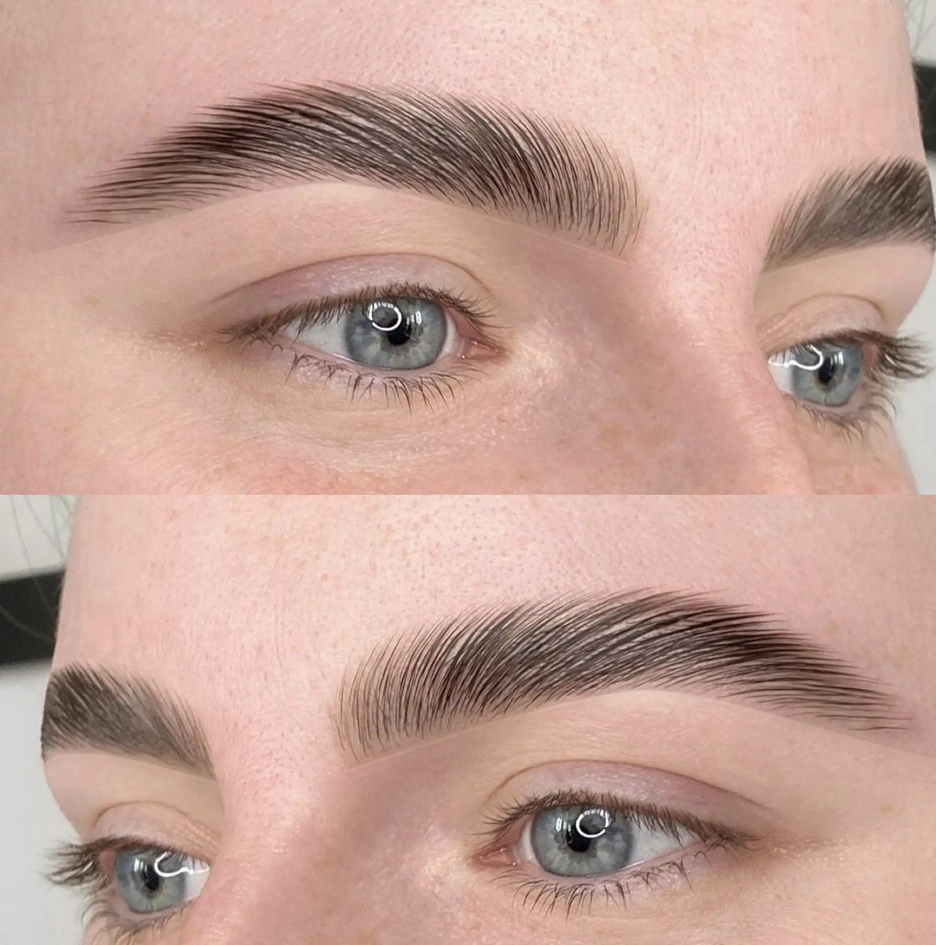 Gentle brow tattoo techniques