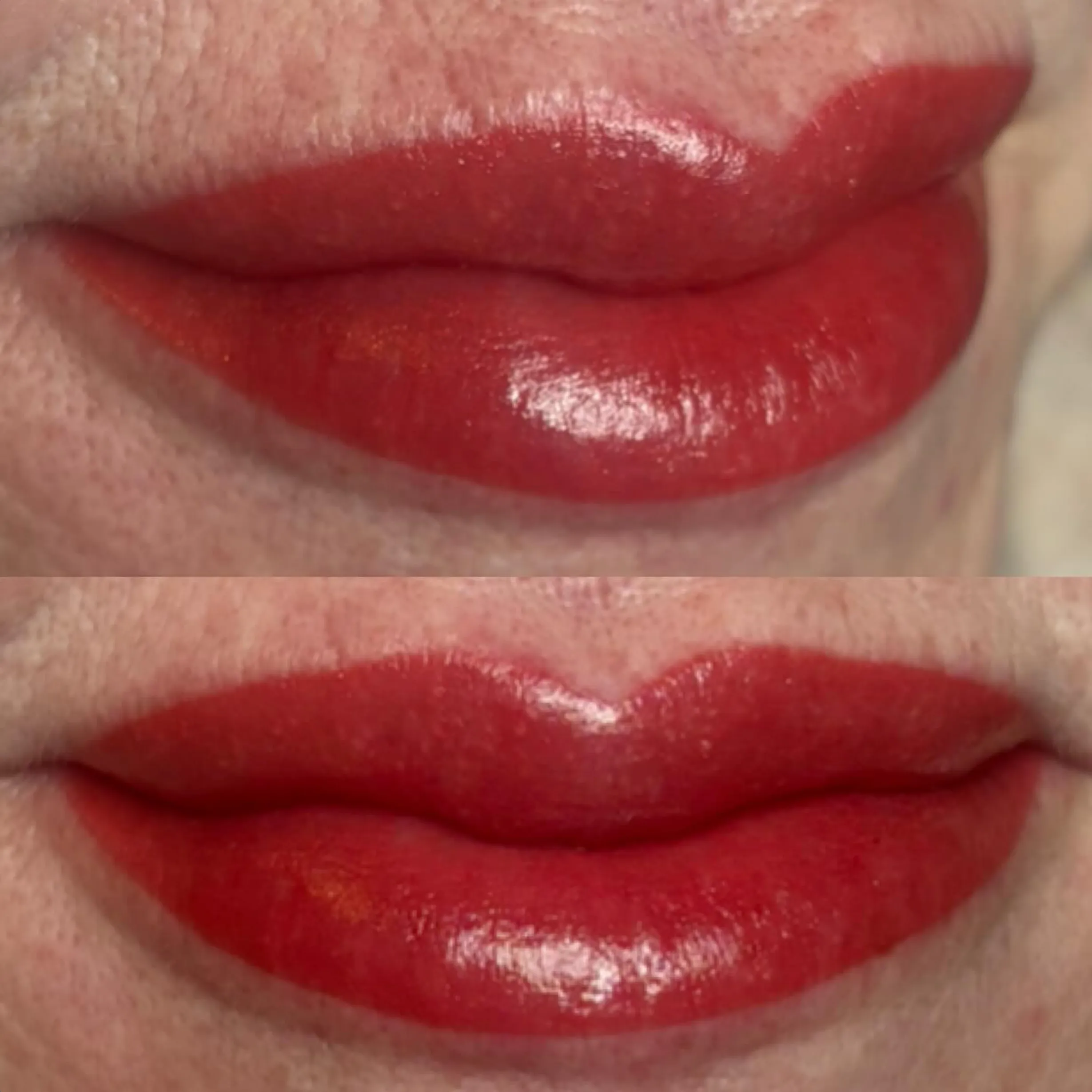 lip blush tattoo swelling duration