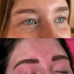 shave eyebrows before microblading